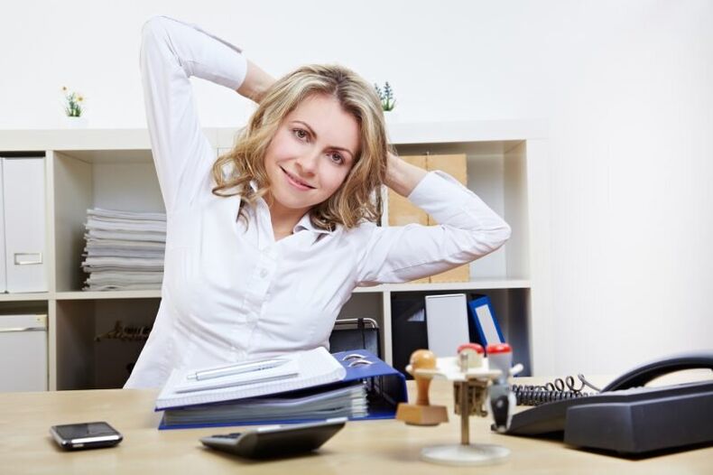 Ximnasia para o pescozo para osteocondrose